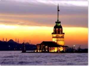 Istanbul Turkey, the maiden tower